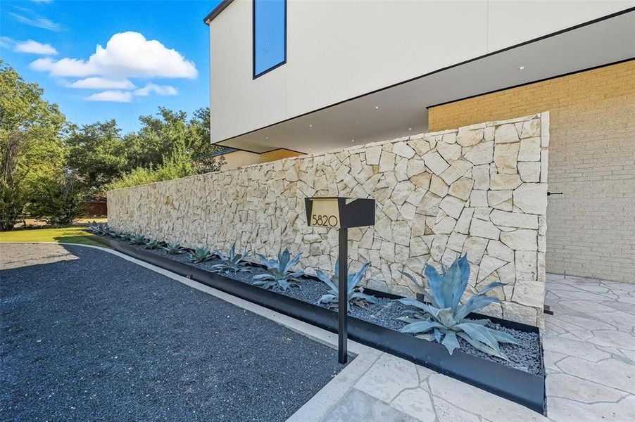 Exterior details and patio area of a home in , Dallas (Image 22).