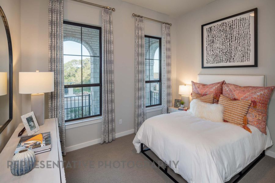 Furnished interior view inside a new home in 6 Creeks at Waterridge, Kyle (Image 7).