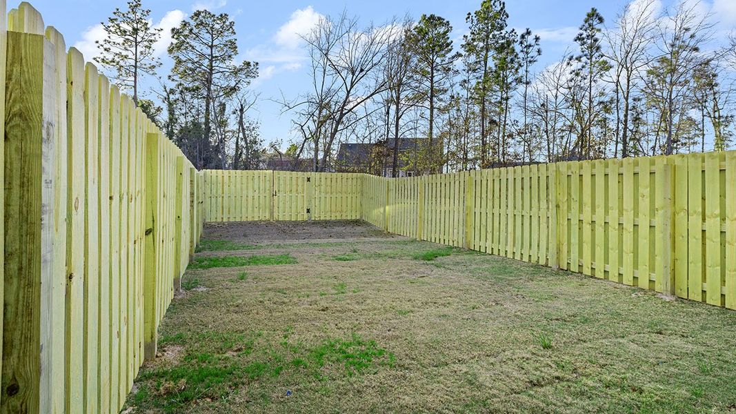 Exterior details and patio area of a home in Laurel Park Townhomes, Hephzibah (Image 3).