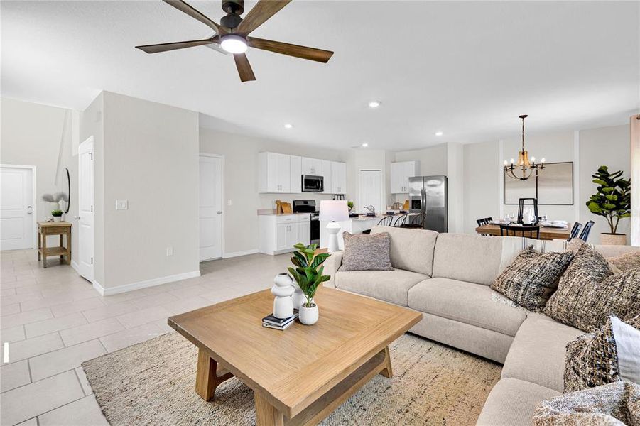 Furnished interior view inside a new home in Rye Ranch, Parrish (Image 5). Furnished interior view inside a new home in Rye Ranch, Parrish (Image 5).