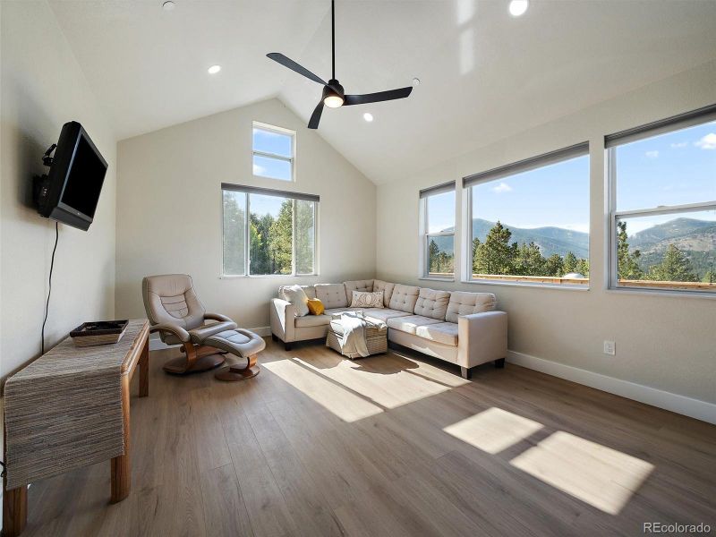 Spacious living room.