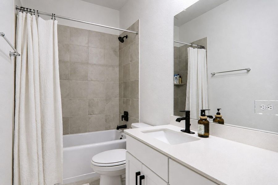 Furnished interior view inside a new home in , Houston (Image 29).