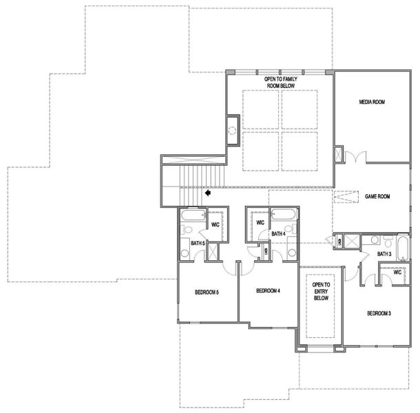 2D floor plan layout of this home in Leander Estates, Leander, TX (Image 3). 2D floor plan layout of this home in Leander Estates, Leander, TX (Image 3).