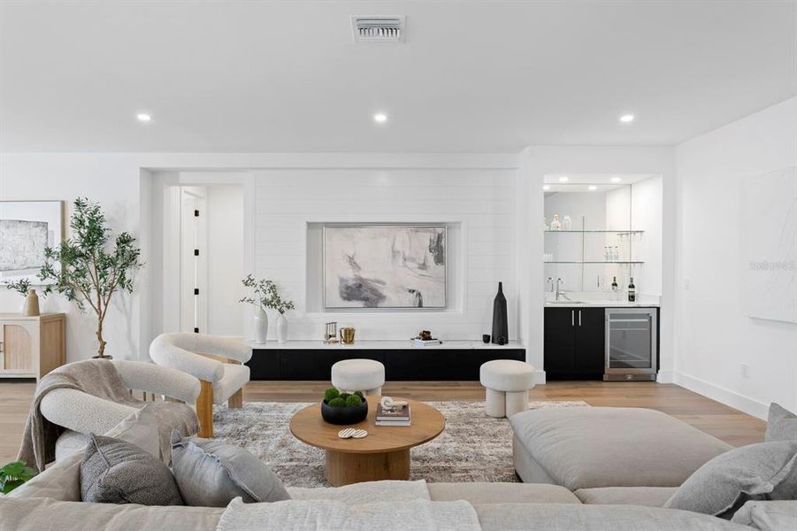 Furnished interior view inside a new home in , Tampa (Image 71).