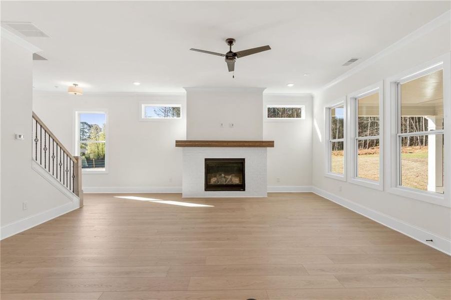 Spacious, unfurnished interior of a new home in The Reserve at Knollwood, Canton (Image 32).