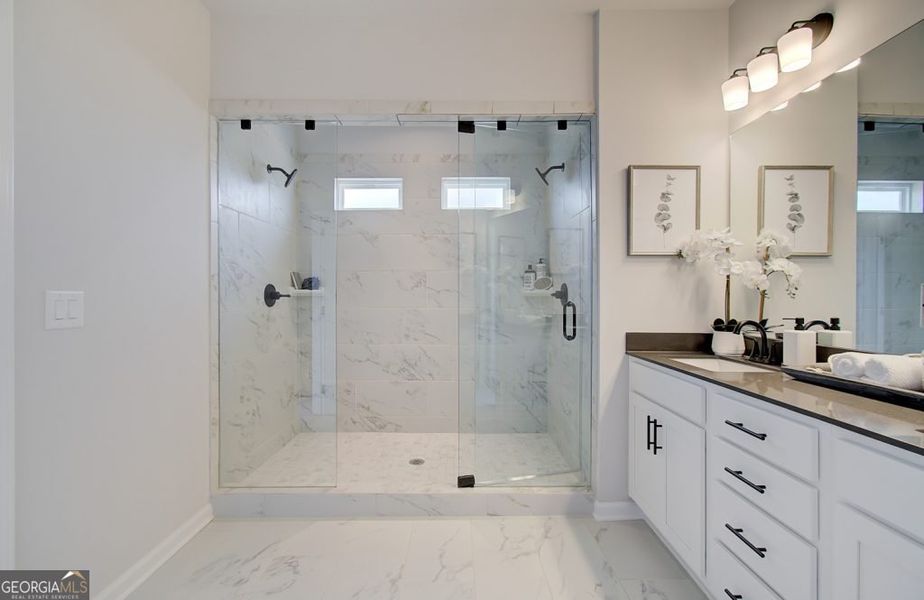 Furnished interior view inside a new home in The Towns at Auburn Station West, Auburn (Image 10).