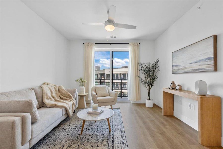 Furnished interior view inside a new home in , Austin (Image 20).