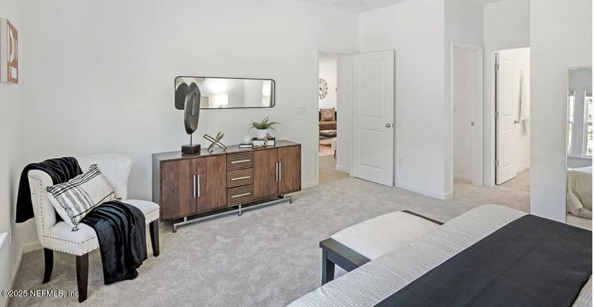 Furnished interior view inside a new home in Tributary: Tributary Royal Collection, Yulee (Image 12).