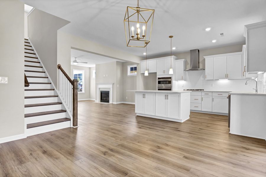 Spacious, unfurnished interior of a new home in Grand Park, Leland (Image 17).