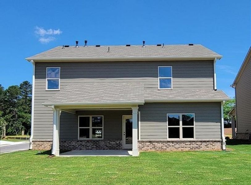 Exterior details and patio area of a home in , Grayson (Image 3).