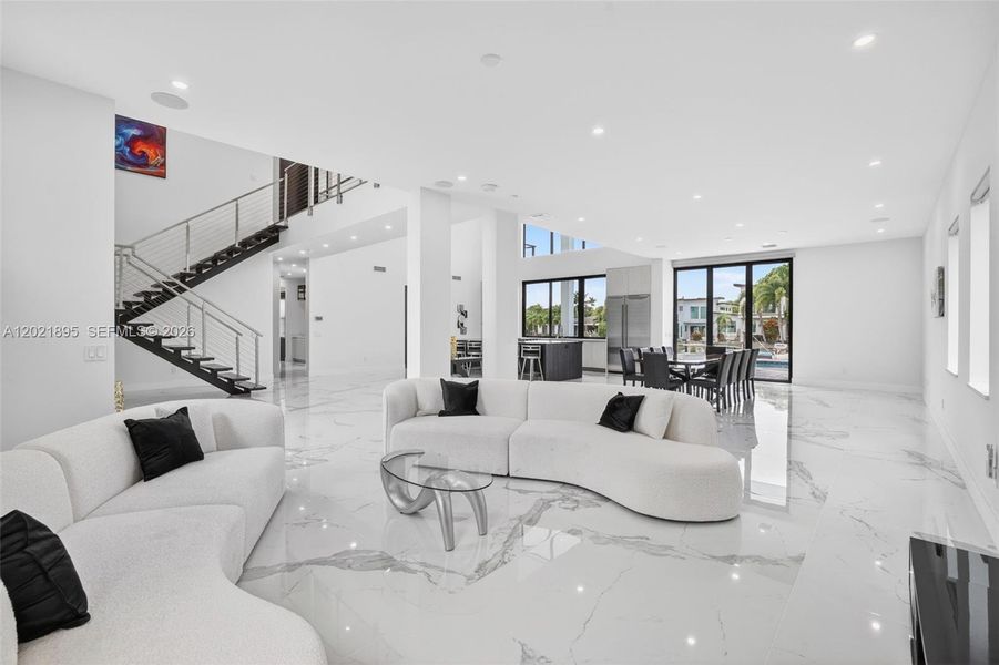Furnished interior view inside a new home in , Pompano Beach (Image 6).