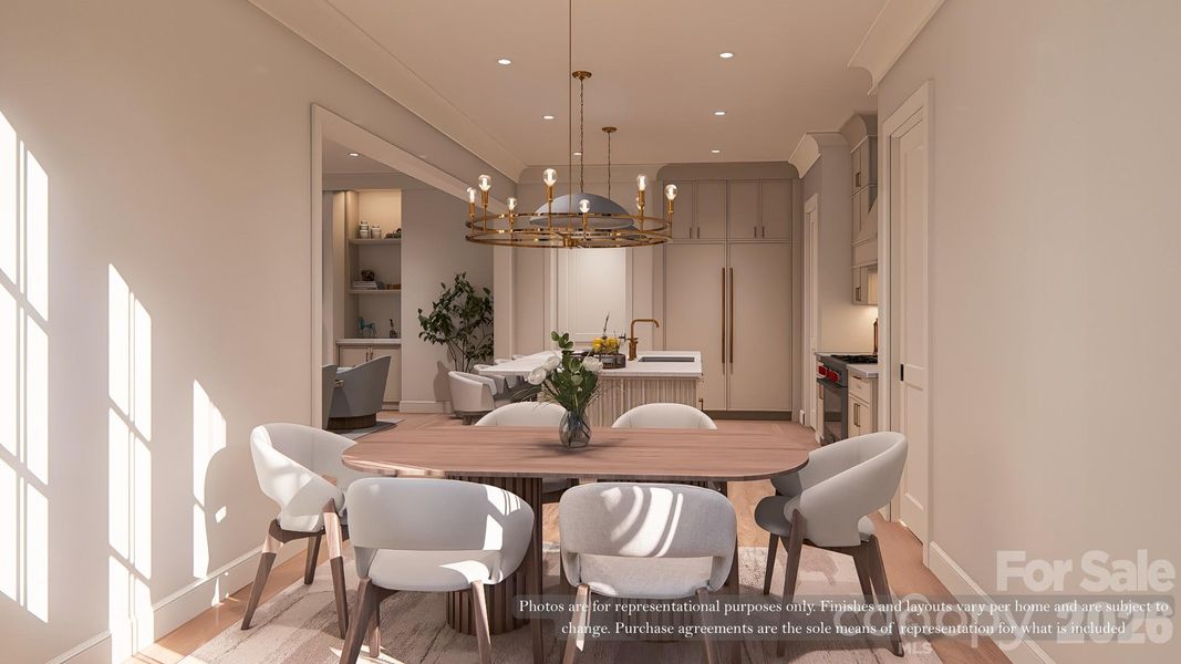 Furnished interior view inside a new home in , Charlotte (Image 16). Furnished interior view inside a new home in , Charlotte (Image 16).