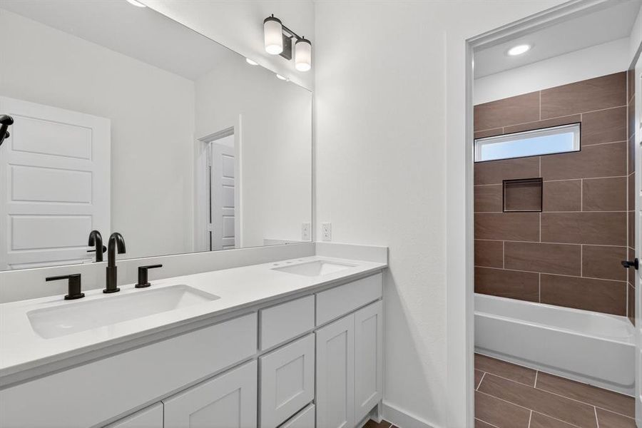 Furnished interior view inside a new home in Solterra, Mesquite (Image 10). Furnished interior view inside a new home in Solterra, Mesquite (Image 10).