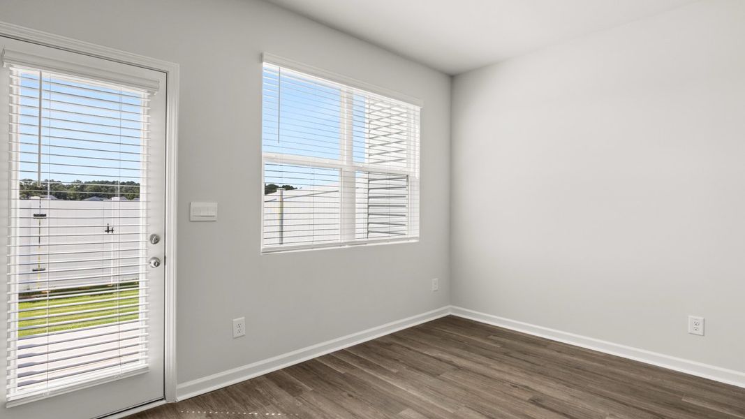 Spacious, unfurnished interior of a new home in Rushing Waters Townhomes, North Augusta (Image 12). Spacious, unfurnished interior of a new home in Rushing Waters Townhomes, North Augusta (Image 12).