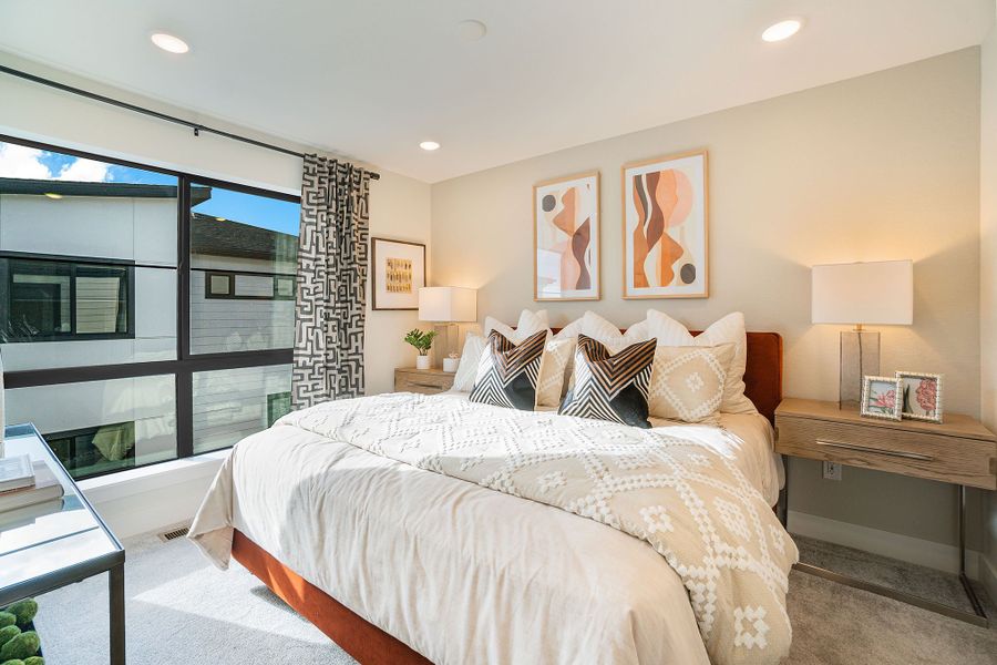 Furnished interior view inside a new home in The Hub at Virginia Village, Denver (Image 15).