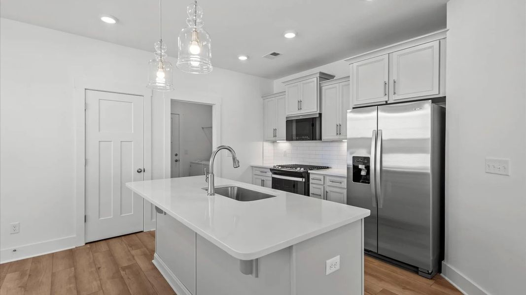 Furnished interior view inside a new home in Farms at Bellingham, Mooresville (Image 5).