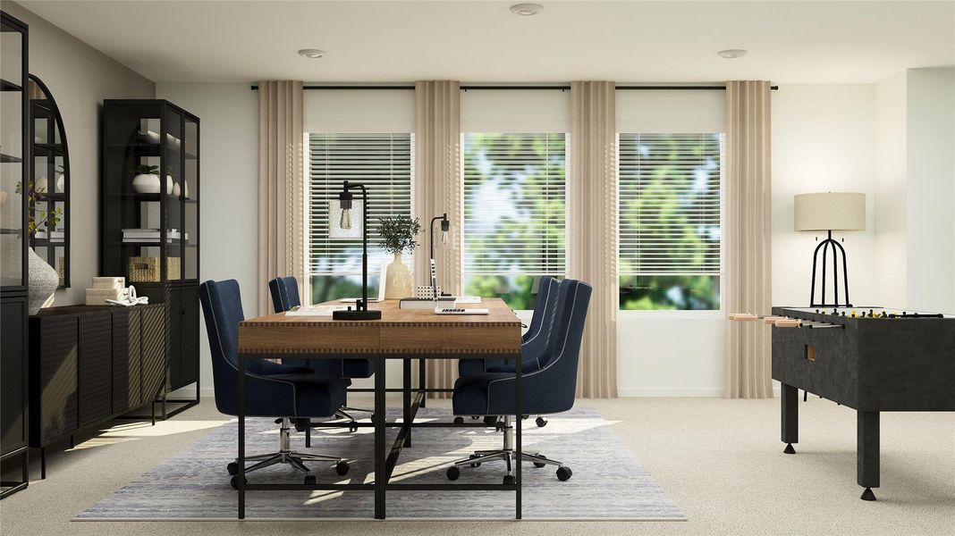 Furnished interior view inside a new home in Moore Landing, Magnolia (Image 6).
