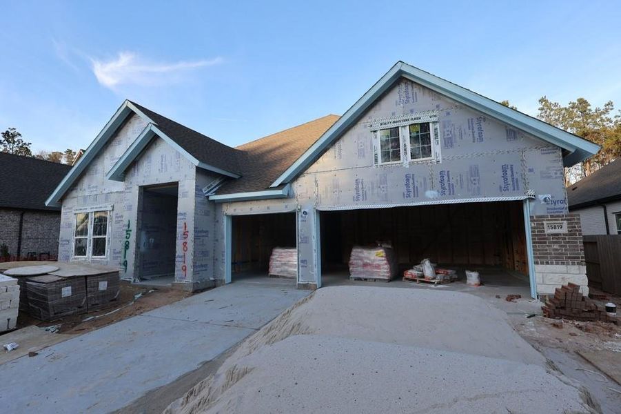 In-progress construction of a new home in ARTAVIA 65' Homesites, Conroe, TX (Image 15). In-progress construction of a new home in ARTAVIA 65' Homesites, Conroe, TX (Image 15).