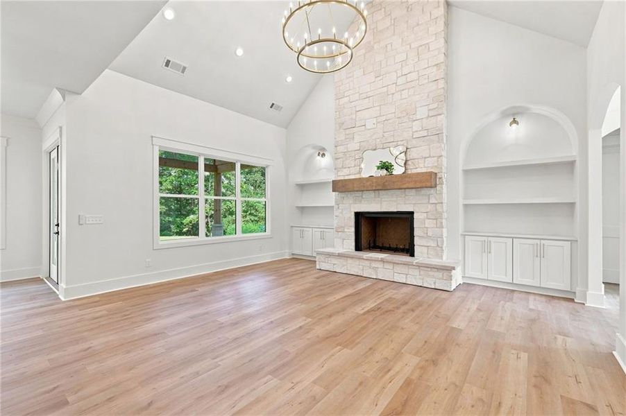 Spacious, unfurnished interior of a new home in , Ellijay (Image 33).