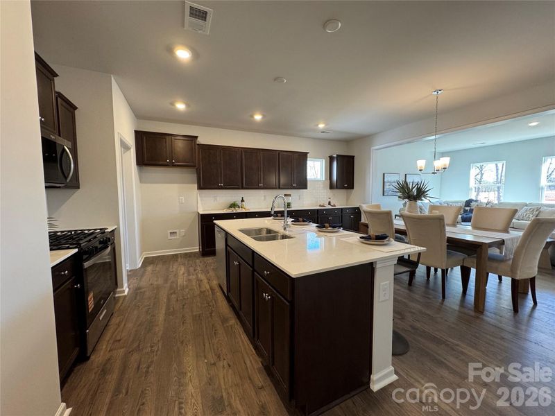 Furnished interior view inside a new home in McFarland Estates, York (Image 16).