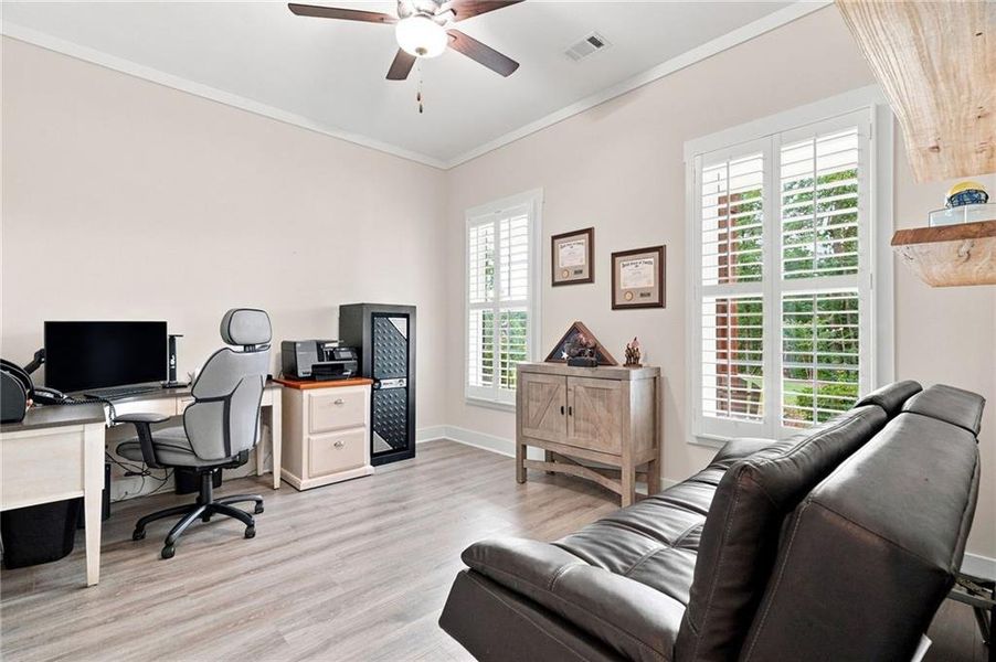 Furnished interior view inside a new home in , Ball Ground (Image 7). Furnished interior view inside a new home in , Ball Ground (Image 7).