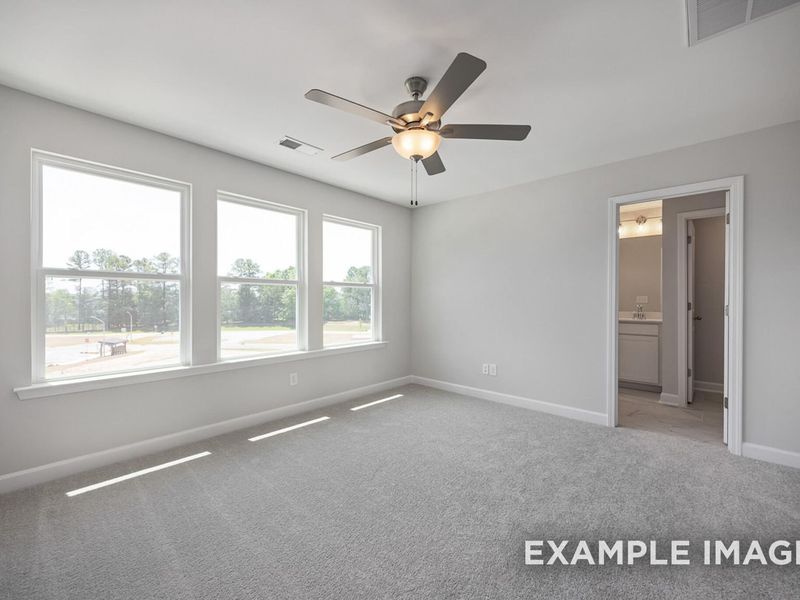 Spacious, unfurnished interior of a new home in Camden Park, Knightdale (Image 17). Spacious, unfurnished interior of a new home in Camden Park, Knightdale (Image 17).
