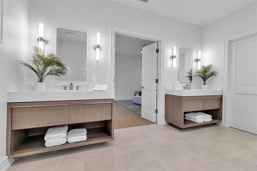 Furnished interior view inside a new home in , Sarasota (Image 20).