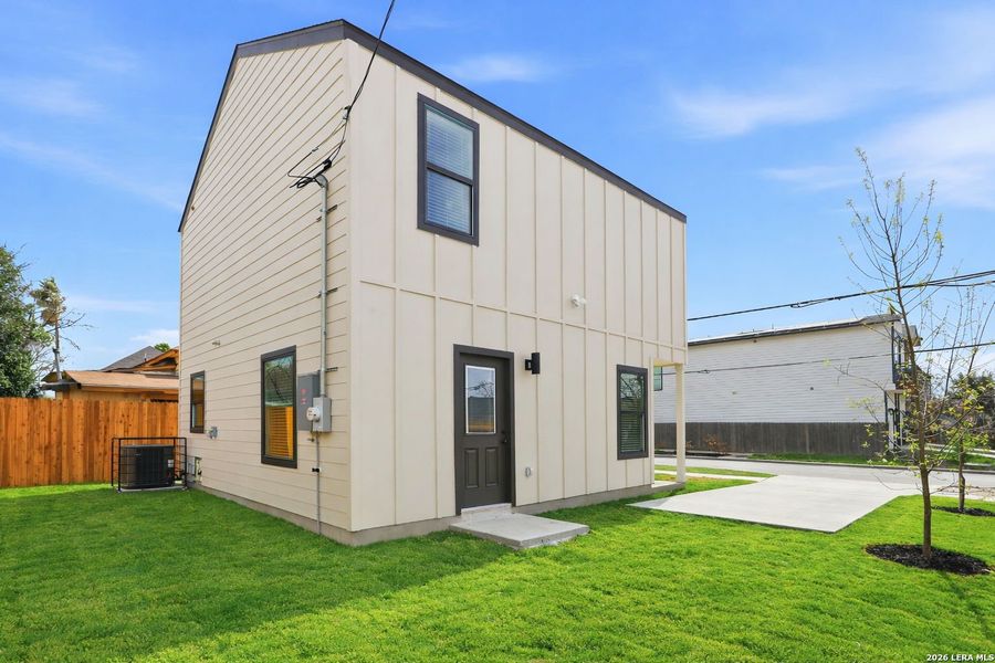 Exterior details and patio area of a home in , San Antonio (Image 3). Exterior details and patio area of a home in , San Antonio (Image 3).