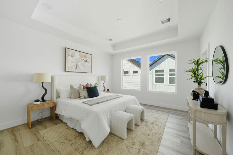 Furnished interior view inside a new home in Hammerly Blvd, Houston (Image 16). Furnished interior view inside a new home in Hammerly Blvd, Houston (Image 16).