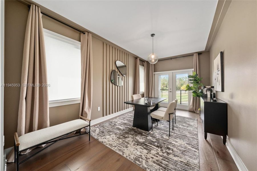 Furnished interior view inside a new home in , Davenport (Image 10).