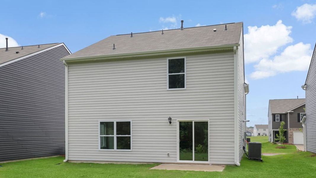 Exterior details and patio area of a home in Durbin Meadows, Fountain Inn (Image 4).
