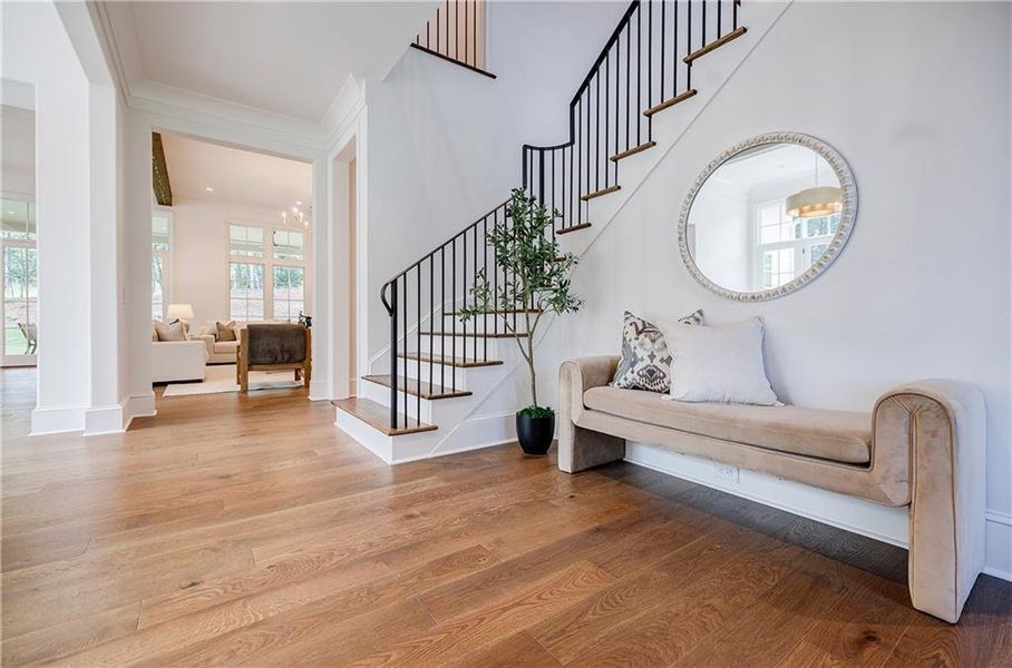 Furnished interior view inside a new home in , Canton (Image 9).