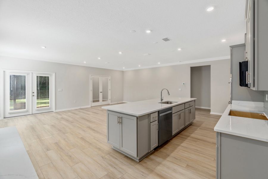 Representative furnished interior of a home built from the Drexel by Maronda Homes in Bellview Pointe, Bellview (Image 17).