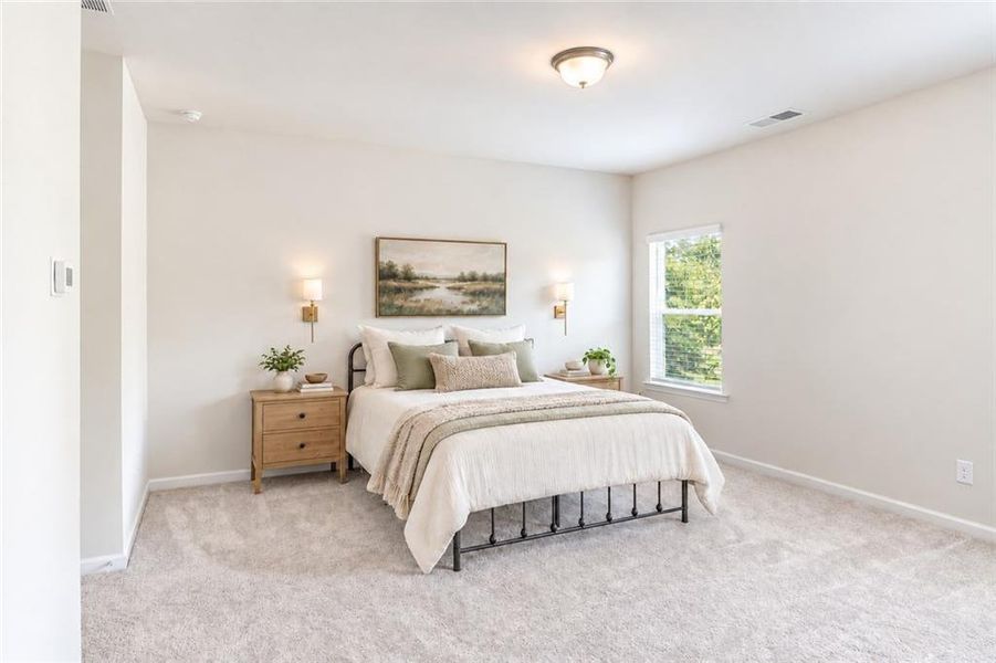 Furnished interior view inside a new home in , Sugar Hill (Image 10). Furnished interior view inside a new home in , Sugar Hill (Image 10).