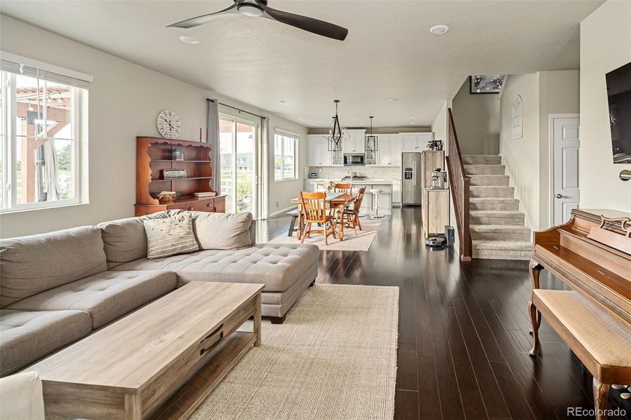 Furnished interior view inside a new home in Murphy Creek, Aurora (Image 15).