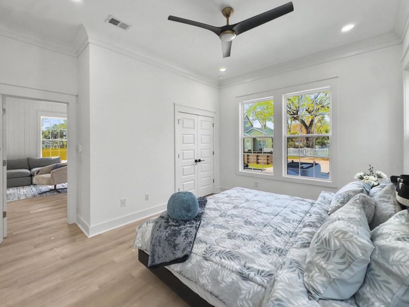 Furnished interior view inside a new home in , North Charleston (Image 40).