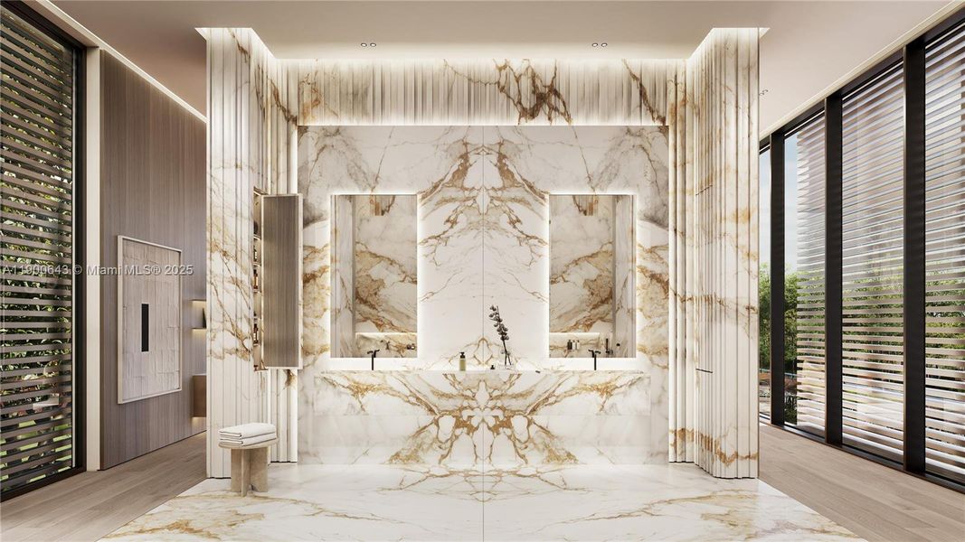 Furnished interior view inside a new home in , Davie (Image 46).