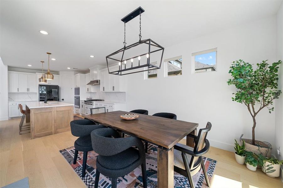 Furnished interior view inside a new home in North Sky, Celina (Image 26). Furnished interior view inside a new home in North Sky, Celina (Image 26).