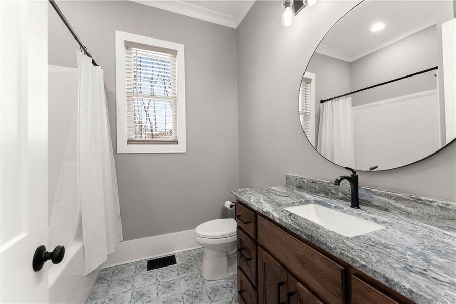 Furnished interior view inside a new home in , Cleveland (Image 51).