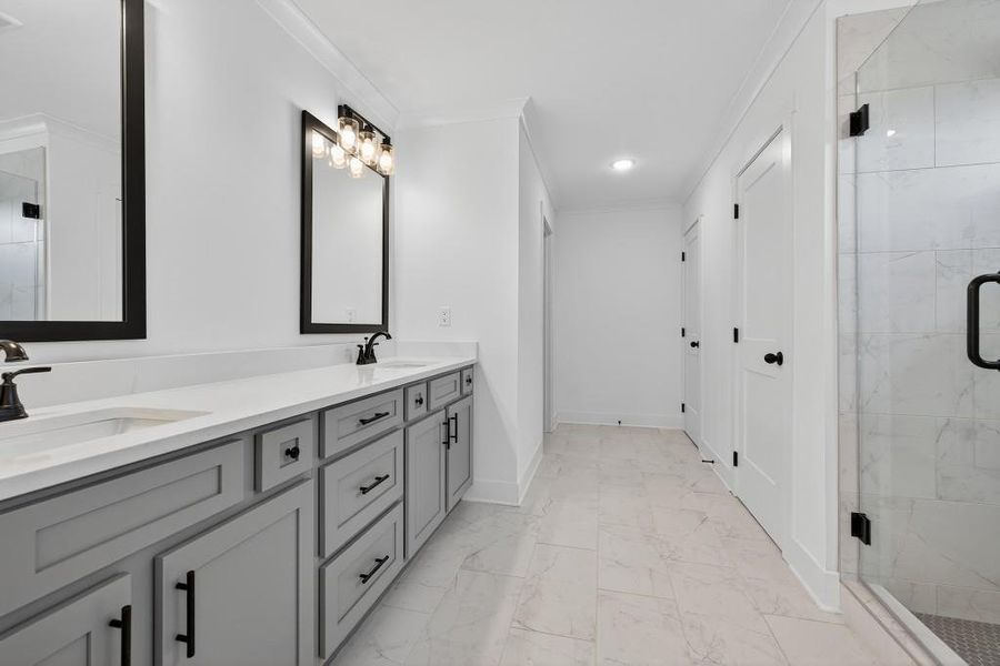 Furnished interior view inside a new home in Magnolia Ridge, Monroe (Image 11).