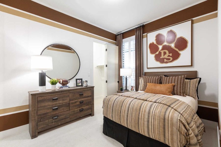 Representative Secondary Bedroom - some options shown