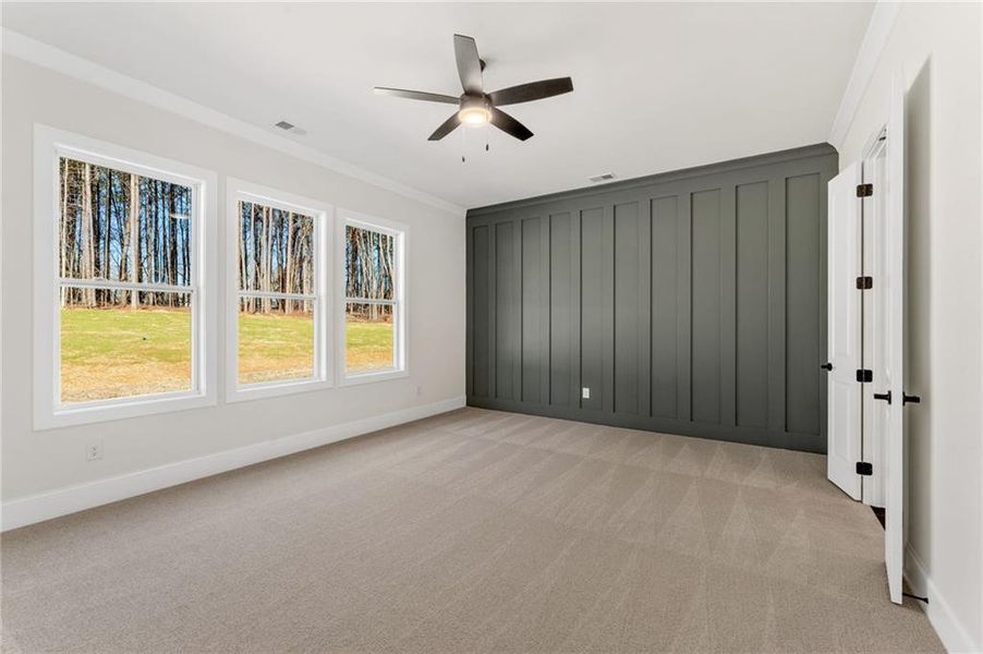 Spacious, unfurnished interior of a new home in The Reserve at Knollwood, Canton (Image 27).