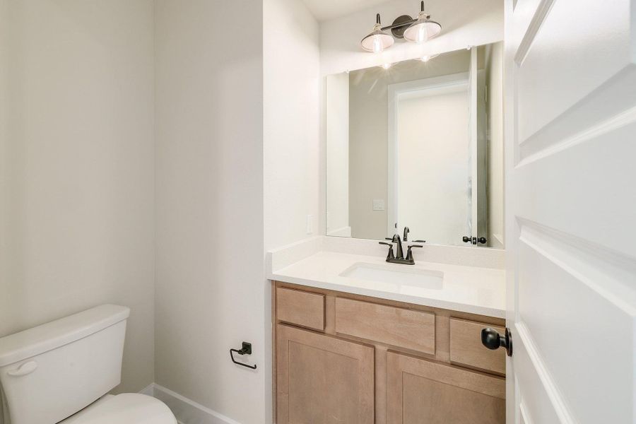 Furnished interior view inside a new home in Parmer Ranch - 60', Georgetown (Image 7). Furnished interior view inside a new home in Parmer Ranch - 60', Georgetown (Image 7).