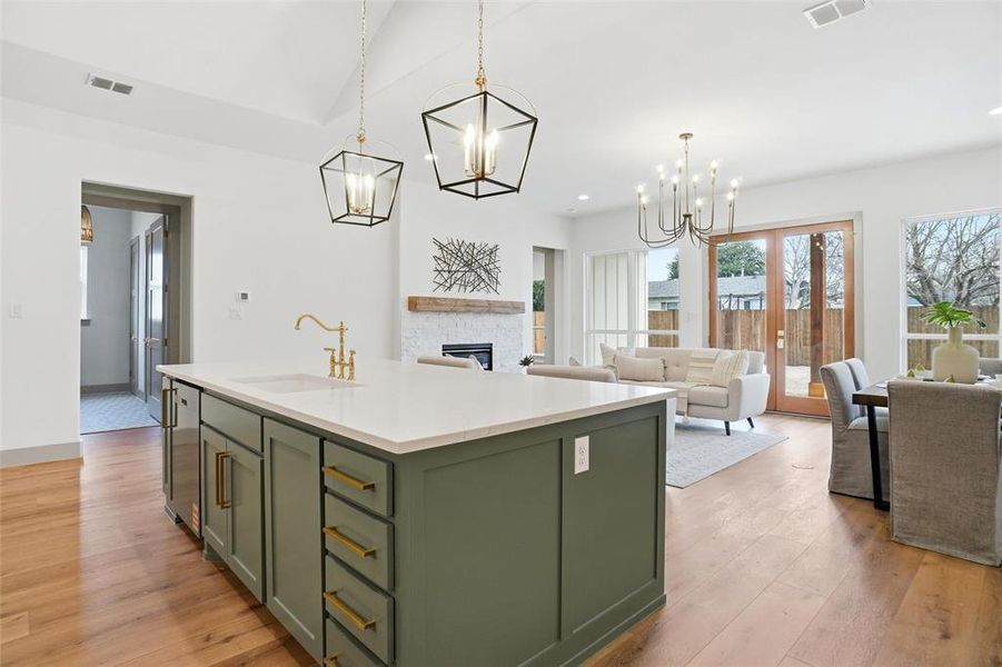Furnished interior view inside a new home in , Roanoke (Image 16).
