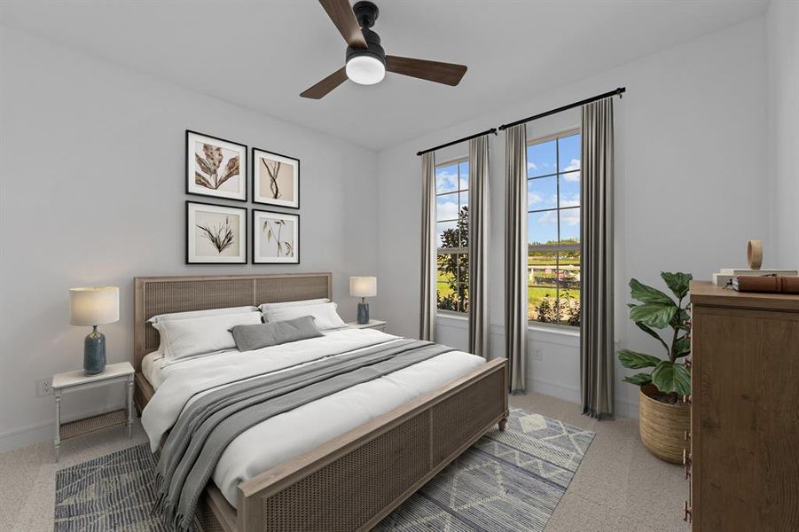 Furnished interior view inside a new home in Heath Golf & Yacht Estates, Heath (Image 20).