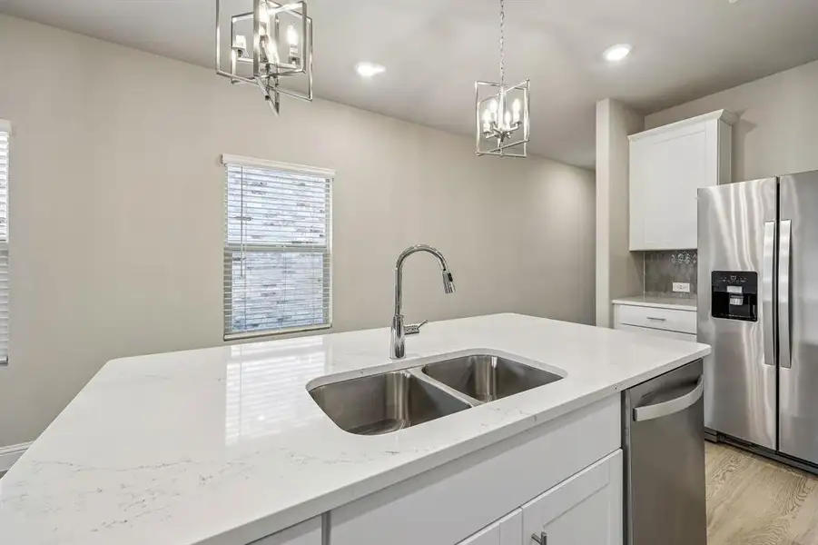 Close-up of interior finishes inside a home in Parks at Foster Crossing - Spring Series, Anna (Image 15).
