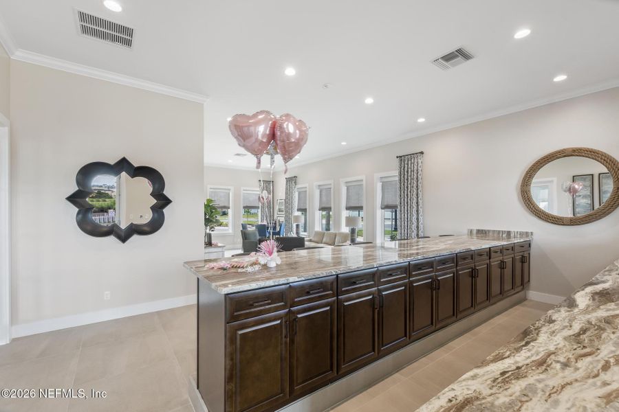 Furnished interior view inside a new home in , Palm Coast (Image 13). Furnished interior view inside a new home in , Palm Coast (Image 13).