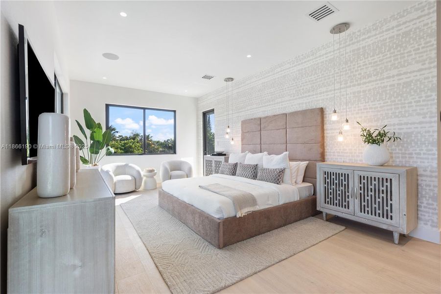 Furnished interior view inside a new home in , Surfside (Image 12).