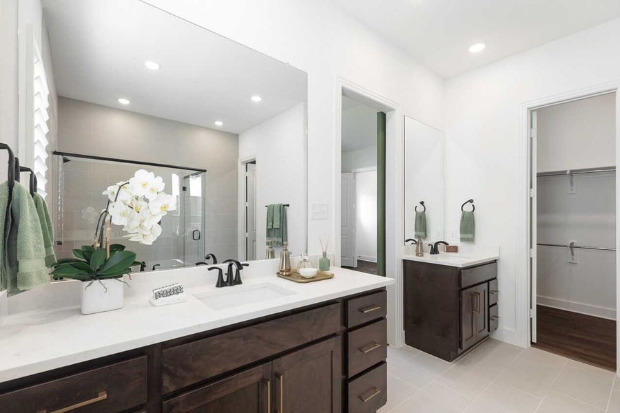 Representative Primary Bathroom - some options shown