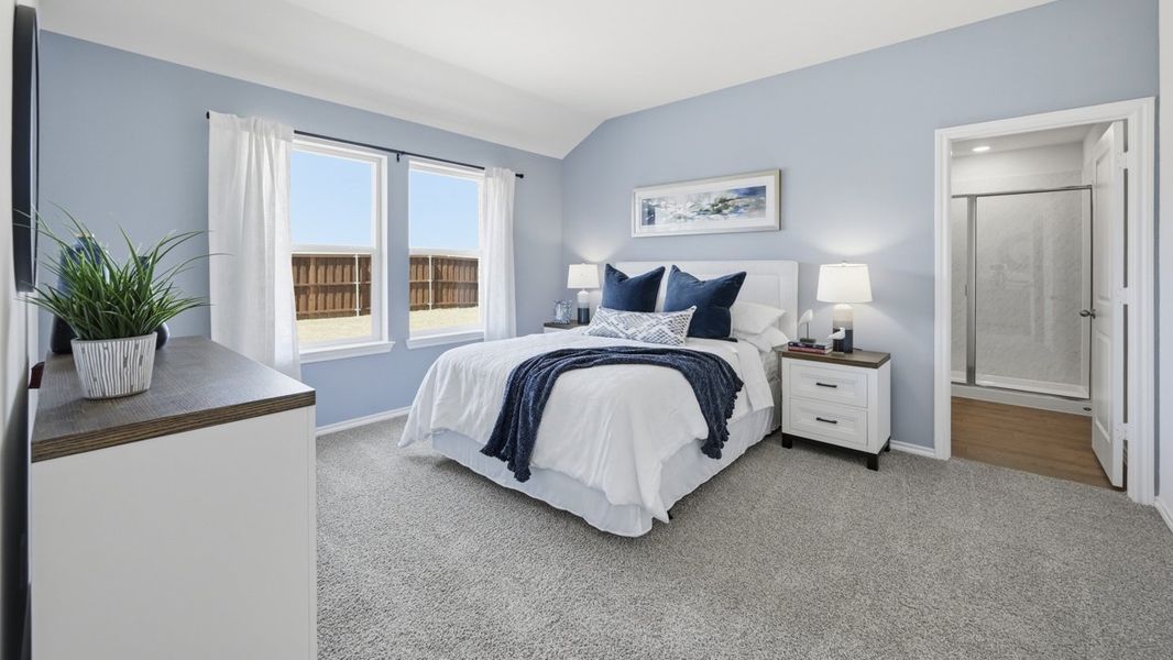 Representative furnished interior of a home built from the Elgin by D.R. Horton in Sanger Circle, Sanger (Image 10).